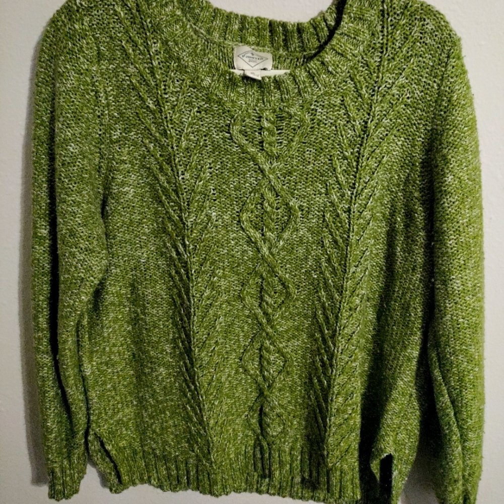 St. John's Bay Green XL Sweater
